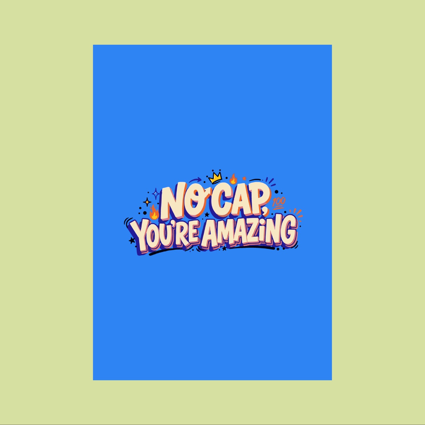 NO CAP, YOU'RE AMAZING, SR-003